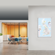 UK Postcode Wall Map - Postcode Areas Map of Great Britain & NI
