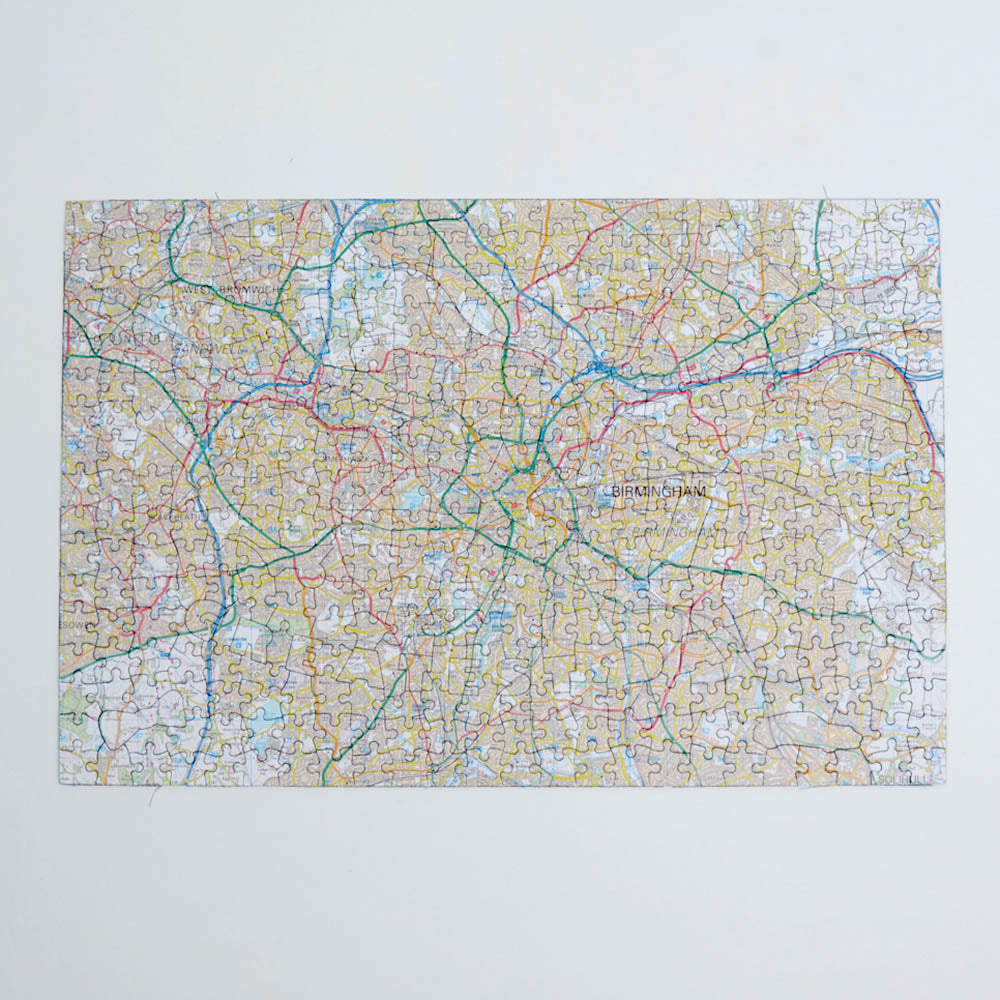 UK Hometown Best Dad in The World Jigsaw Puzzle
