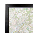 Ireland Political Map - Irish Wall Map with Roads and County Borders