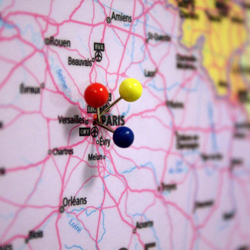 Accessories - Map Pins For Wall Maps