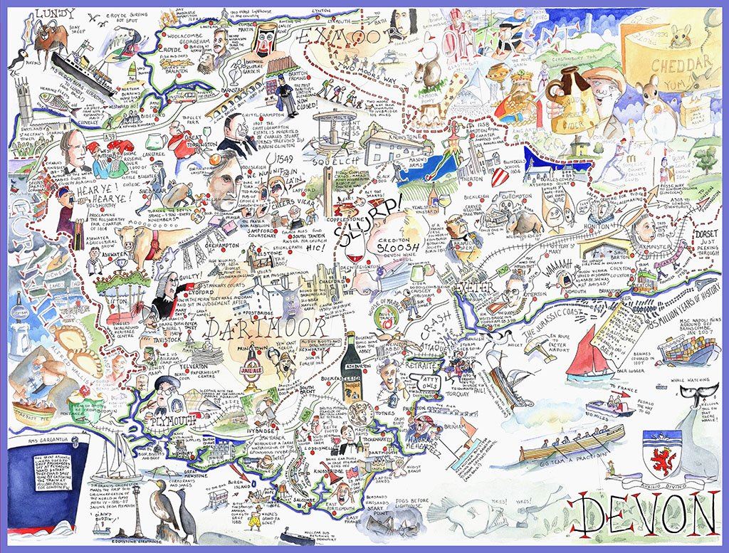 Devon - Tim Bulmer 1000 piece Jigsaw