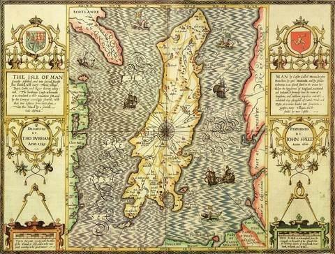 Isle of Man Historical Map 1000 Piece Jigsaw Puzzle (1610) - All Jigsaw Puzzles