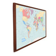 Map Gift - Framed World Pinboard Map