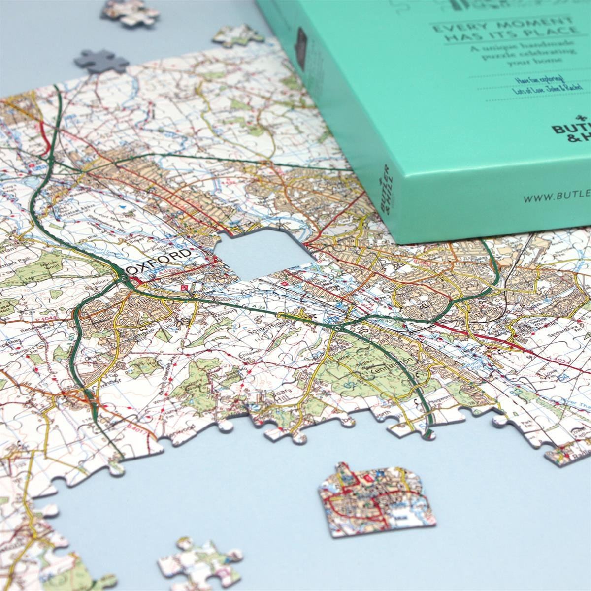 Map Gift - Personalised Landranger Map Jigsaw Puzzles