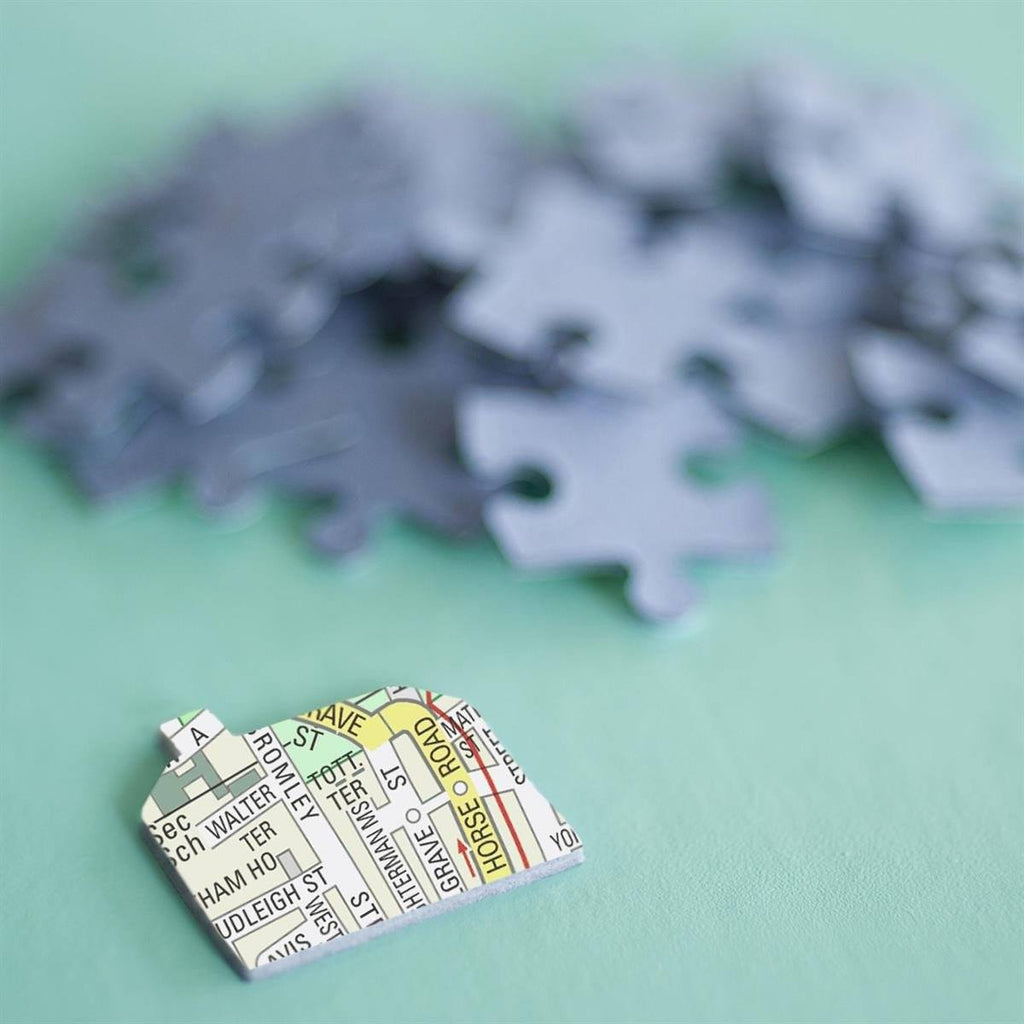 Personalised London Street Map Jigsaw Map Marketing