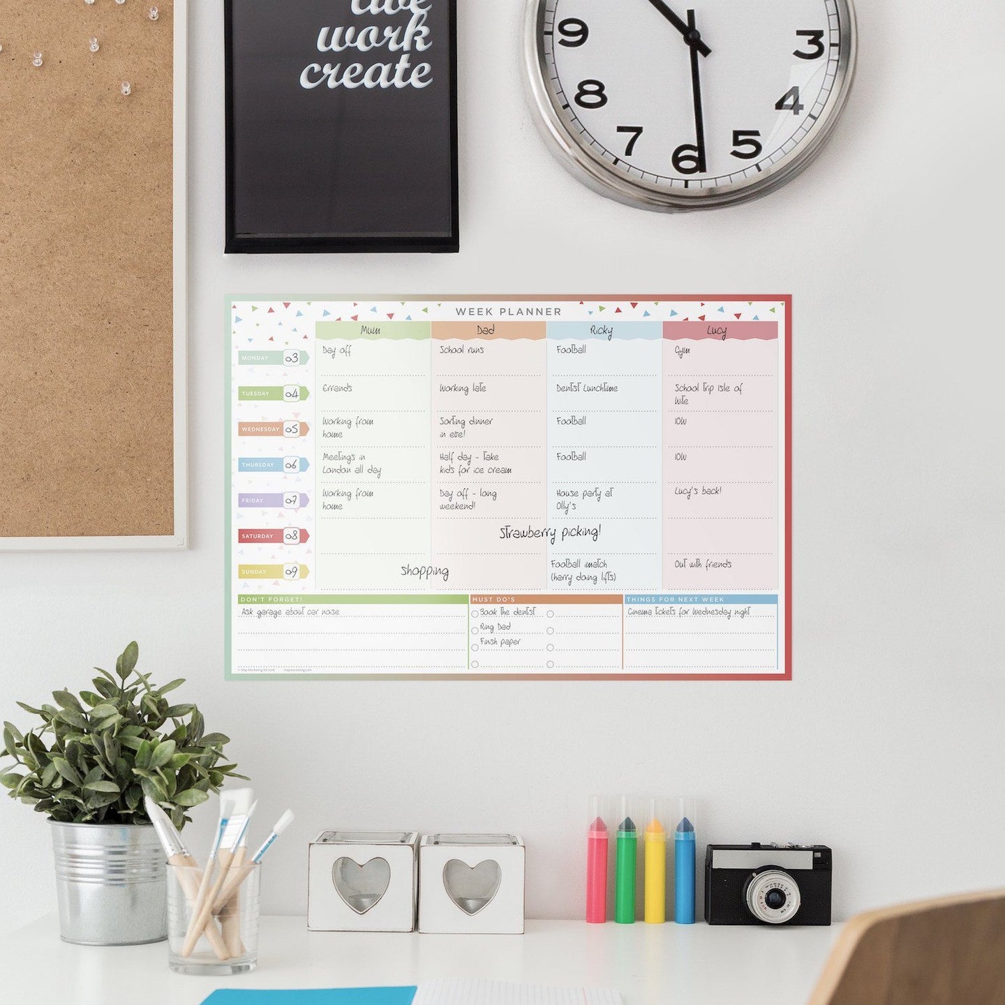 Planners - Family Week Planner