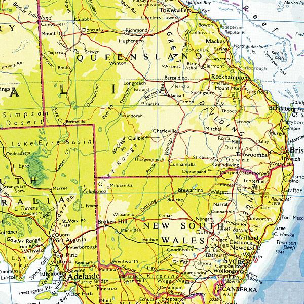 Wall Maps - Australasia And Pacific Political Wall Map