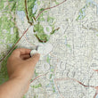 I Love You - Hometown US Map Puzzle (Satellite & Topographic)