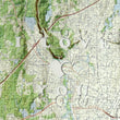 I Love You - Hometown US Map Puzzle (Satellite & Topographic)