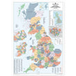 Counties UK Wall Map (Laminated)