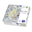 Map of New York City - Tim Bulmer 1000 Piece Jigsaw Puzzle