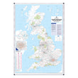 Supersize GB Postcode Area Wall Map