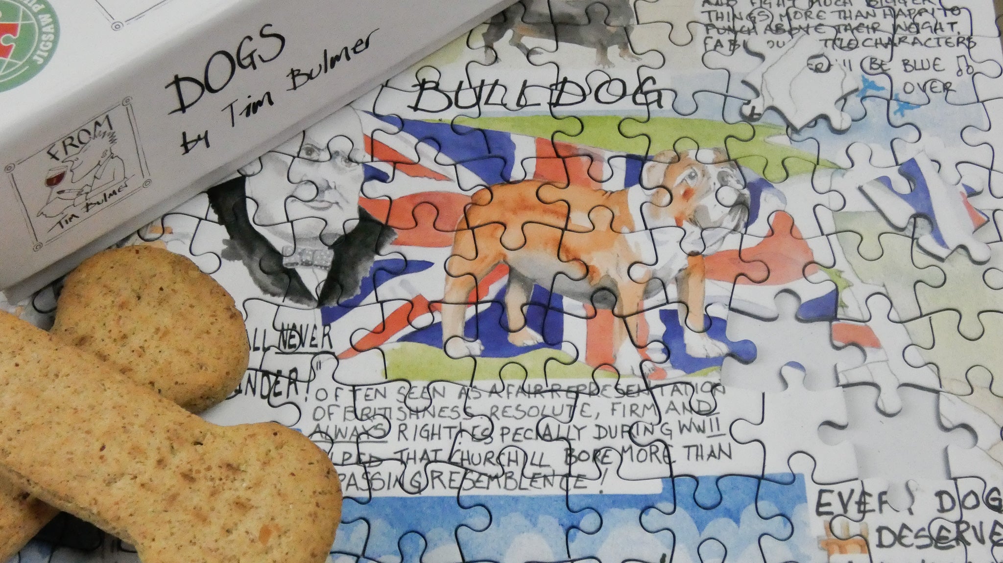 Dogs - Tim Bulmer 1000 piece jigsaw puzzle – Map Marketing