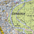 A-Z Map of  Edinburgh 1000 Piece Jigsaw