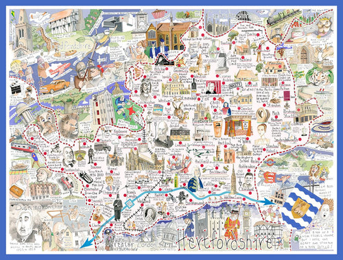 Hertfordshire- Tim Bulmer 1000 Piece Jigsaw Puzzle