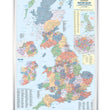 Counties UK Wall Map (Laminated)