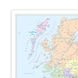 British Isles Counties Map - County Wall Map of UK and Ireland