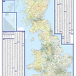 British Isles Motoring Map - A-Z Road Wall Map of UK