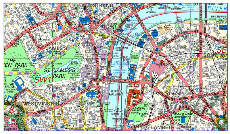 Bartholomew Greater London Street Level Base