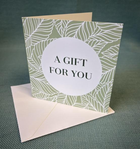 Hand Written Gift Card