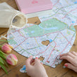 UK Hometown Heart-Shaped Map Jigsaw Puzzle