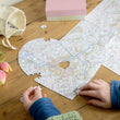 UK Hometown Heart-Shaped Map Jigsaw Puzzle