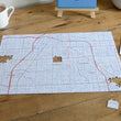 USA Hometown Personalized Map Jigsaw Puzzle (Aerial or USGS)