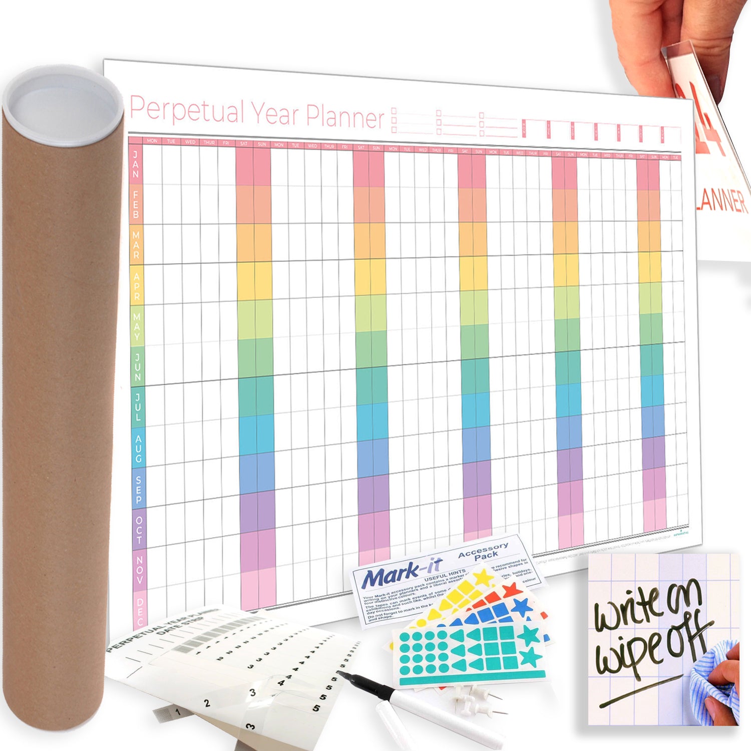 Perpetual Year Wall Planner Write On Wipe Off Wall Chart For Holidays Perpetual year wall planner write on wipe off wall chart for holidays