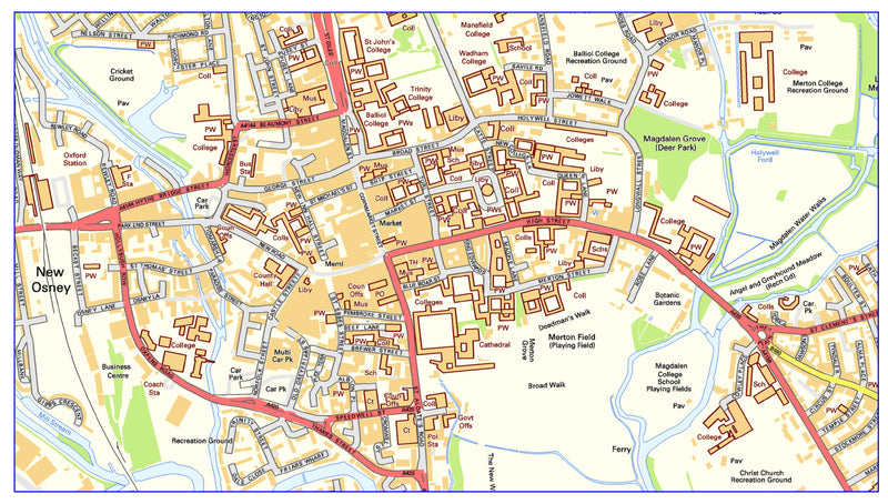 Ordnance Survey Streetview Mapping