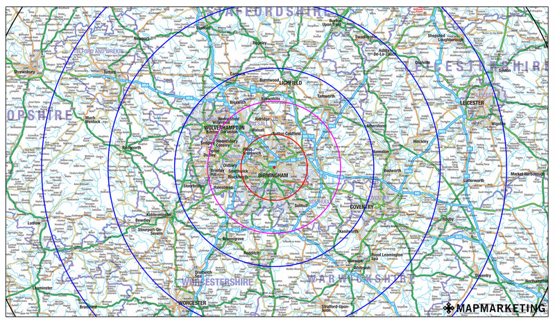Radial Circles
