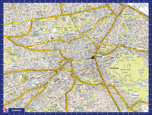 A-Z Map of  Edinburgh 1000 Piece Jigsaw