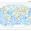 World Physical Features Map
