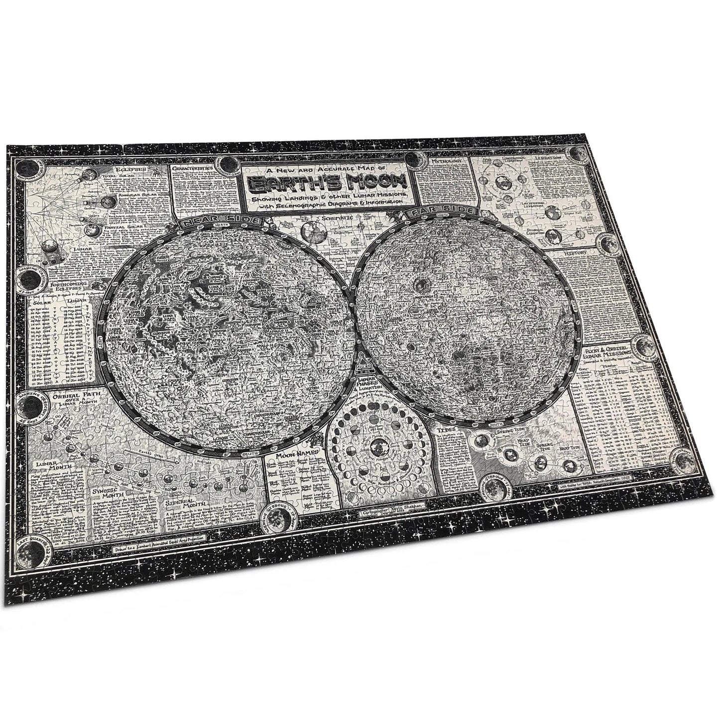 Moon Map Jigsaw 
Puzzle - 1000 pieces
