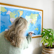 Personalised World Traveller Map