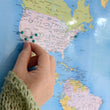 Personalised World Traveller Map