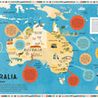 Prisoners of Geography Australia Educational Wall Map