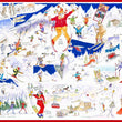 Skiing - Tim Bulmer 1000 Piece Jigsaw Puzzle