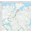Northern Ireland Road Map  - Wall Map of Northern Ireland