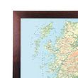 British Isles Counties Map - County Wall Map of UK and Ireland