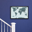 World Map Pinboard