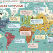 Prisoners of Geography Languages Of The World Educational Wall Map