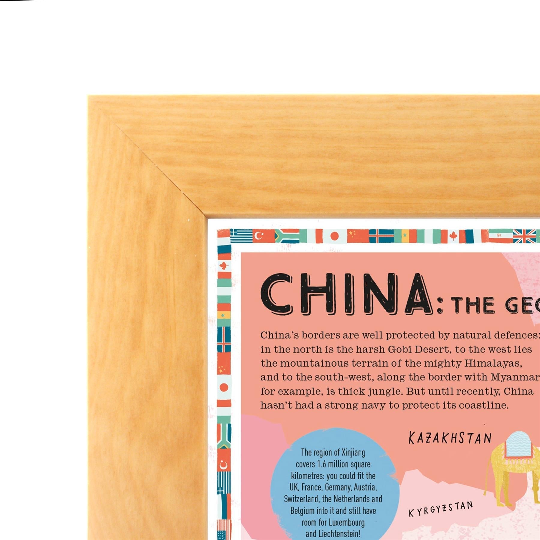 Prisoners of Geography China Educational Wall Map Map Marketing