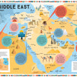Prisoners of Geography Middle East Educational Wall Map