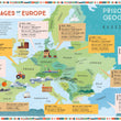 Prisoners of Geography Languages Of Europe Educational Wall Map