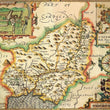 Carmarthenshire Historical Map 1000 Piece Jigsaw Puzzle (1610) - All Jigsaw Puzzles