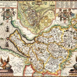 Cheshire Historical Map 1000 Piece Jigsaw Puzzle (1610) - All Jigsaw Puzzles