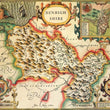 Denbighshire Historical Map 1000 Piece Jigsaw Puzzle (1610) - All Jigsaw Puzzles