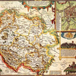 Herefordshire Historical Map 1000 Piece Jigsaw Puzzle (1610) - All Jigsaw Puzzles