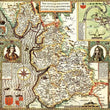 Lancashire Historical Map 1000 Piece Jigsaw Puzzle (1610) - All Jigsaw Puzzles UK
 - 1