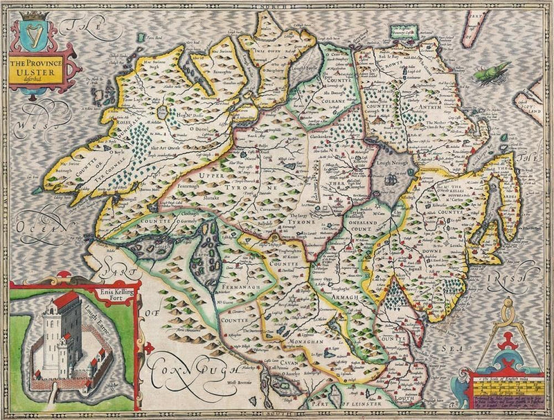 Amazon.com: Cambridgeshire Historical Map 1000 Piece Jigsaw